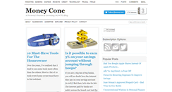 Desktop Screenshot of moneycone.com